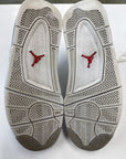AIR JORDAN 4 WHITE OREO - SIZE 8.5 (WORN)