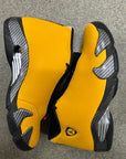 AIR JORDAN 14 UNIVERSITY GOLD - SIZE 9 (WORN)