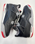 AIR JORDAN 4 BRED REIMAGINED - SIZE 11 (WORN) - SUPER CLEAN - SMALL PUNCTURE IN LID