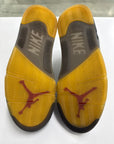 OFF WHITE AIR JORDAN 5 MUSLIN - SIZE 10 (WORN) - SUPER CLEAN - CLEAR NETTING