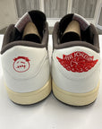 AIR JORDAN 1 LOW TRAVIS SCOTT REVERSE MOCHA - SIZE 12 (WORN ) - SUPER CLEAN
