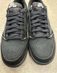 AIR JORDAN 1 LOW TRAVIS SCOTT PHANTOM - SIZE 9 (WORN) - SUPER CLEAN