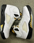 AIR JORDAN 5 GOLD MEDAL - SIZE 10.5 (WORN)