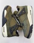AIR JORDAN 4 CRAFT MEDIUM OLIVE - SIZE 9.5 (WORN)