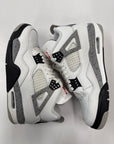 AIR JORDAN 4 WHITE CEMENT 2025 - SIZE 7.5 (WORN) - SUPER CLEAN