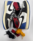 AIR JORDAN 1 HIGH FRAGMENT X UNION LA VARSITY RED SPORT ROYAL - SIZE 8.5 (WORN)