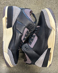 WMNS AIR JORDAN 3 A MA MANIERE WHILE YOU WERE SLEEPING - SIZE W10.5 M9 (WORN) - SUPER CLEAN