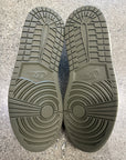 AIR JORDAN 1 LOW TRAVIS SCOTT MEDIUM OLIVE - SIZE 9.5 (WORN) - SUPER CLEAN