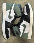 AIR JORDAN 1 HIGH CLAY GREEN - SIZE 13 (WORN) - SLIGHTLY DAMAGED BOX