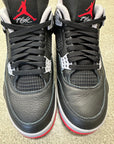 AIR JORDAN 4 BRED REIMAGINED - SIZE 9 (WORN)