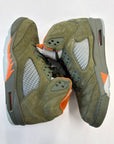 AIR JORDAN 5 OLIVE 2024 - SIZE 13 (WORN) - MISSING LACE LOCK