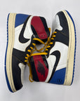 AIR JORDAN 1 HIGH FRAGMENT X UNION LA VARSITY RED SPORT ROYAL - SIZE 12 (WORN)