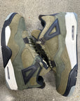 AIR JORDAN 4 CRAFT OLIVE - SIZE 12.5 (WORN) - SUPER CLEAN