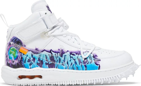 Nike OFF-WHITE x Air Force 1 Mid "GRAFFITI WHITE"