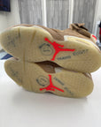 DS AIR JORDAN 6 KHAKI TRAVIS SCOTT - SIZE 13 (NO BOX)