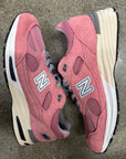 NEW BALANCE 991 BRANDED APRICOT - SIZE 8 (WORN)