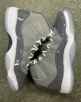 AIR JORDAN 11 COOL GREY 2021 GS - SIZE 5.5Y (WORN)