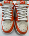 SB DUNK LOW ORANGE BOX - SIZE 9.5 (WORN)