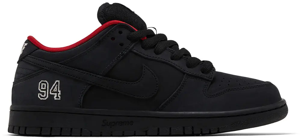Supreme × Nike SB Dunk Low \"Black Supreme x Nike SB Dunk Low Pack Releases September 2025