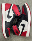 AIR JORDAN 1 BRED TOE - SIZE 12 (WORN)