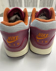 AIR MAX 1 PATTA RUSH MAROON - SIZE 9.5 (WORN) - SUPER CLEAN