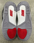 AIR JORDAN 3 BLACK CEMENT 2025 - SIZE 9 (WORN)