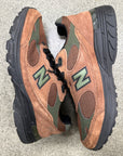 NEW BALANCE MR993 AIME LEON DORE BROWN - SIZE 9.5 (WORN)