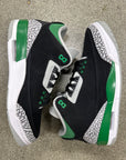 AIR JORDAN 3 PINE GREEN - SIZE 10 (WORN)