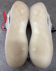 OFF WHITE AIR FORCE 1 LOW WHITE - SIZE 9.5 (WORN)