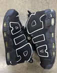 AIR MORE UPTEMPO BLACK WHITE - SIZE 10 (WORN)