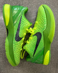 KOBE 6 PROTRO GRINCH - SIZE 8.5 (WORN)