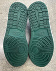 AIR JORDAN 1 LOW GREEN TOE - SIZE 10.5 (WORN)