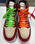 OFF WHITE AIR JORDAN 1 HIGH CHICAGO - SIZE 12 (WORN)
