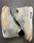 OFF WHITE WMNS AIR JORDAN 4 SAIL - SIZE W9.5 M8 (WORN)
