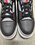 AIR JORDAN 3 BLACK CEMENT 2025 - SIZE 9 (WORN)