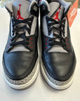 AIR JORDAN 3 BLACK CEMENT 2024 - SIZE 13 (WORN)