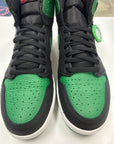 AIR JORDAN 1 HIGH PINE GREEN BLACK - SIZE 11 (WORN)