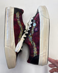 VANS OLD SKOOL 36 SOUVENIR BURGUNDY - SIZE 8.5 (WORN)