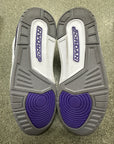 AIR JORDAN 3 DARK IRIS - SIZE 10.5 (WORN)
