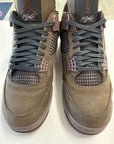 AIR JORDAN 4 A MA MANIERE DARK MOCHA - SIZE 9 (WORN) - SUPER CLEAN