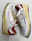 OFF WHITE AIR JORDAN 2 LOW CHICAGO - SIZE 9.5 (WORN)