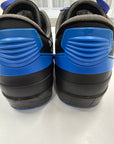 OFF WHITE JORDAN 2 LOW BLACK BLUE - SIZE 12 (WORN)