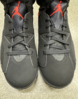 AIR JORDAN 6 BLACK INFARED 2019 - SIZE 9 (WORN)