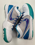 KOBE 4 PROTRO DRAFT DAY HORNETS - SIZE 9.5 (WORN)