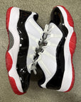 AIR JORDAN 11 LOW CONCORD BRED - SIZE 10 (WORN) - SUPER CLEAN