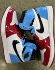 AIR JORDAN 1 HIGH FEARLESS UNC TO CHICAGO - SIZE 12 (WORN)