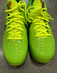 KOBE 6 PROTRO GRINCH - SIZE 8.5 (WORN)