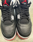 AIR JORDAN 4 BRED REIMAGINED - SIZE 8 (WORN)
