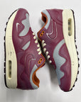 AIR MAX 1 PATTA RUSH MAROON - SIZE 9.5 (WORN) - SUPER CLEAN