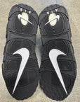 AIR MORE UPTEMPO BLACK WHITE - SIZE 10 (WORN)